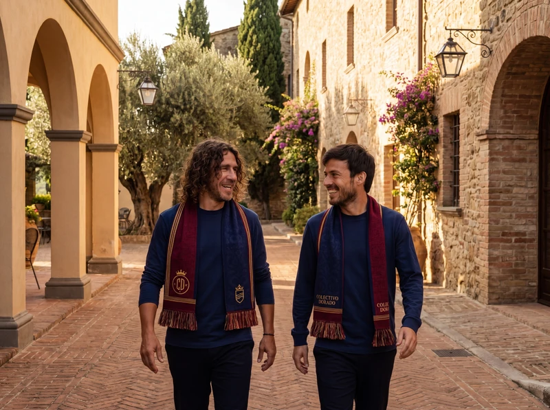 Puyol & Silva Spain Scene