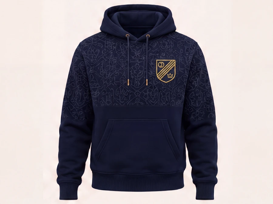 Men's CD Striped Badge Hoodie