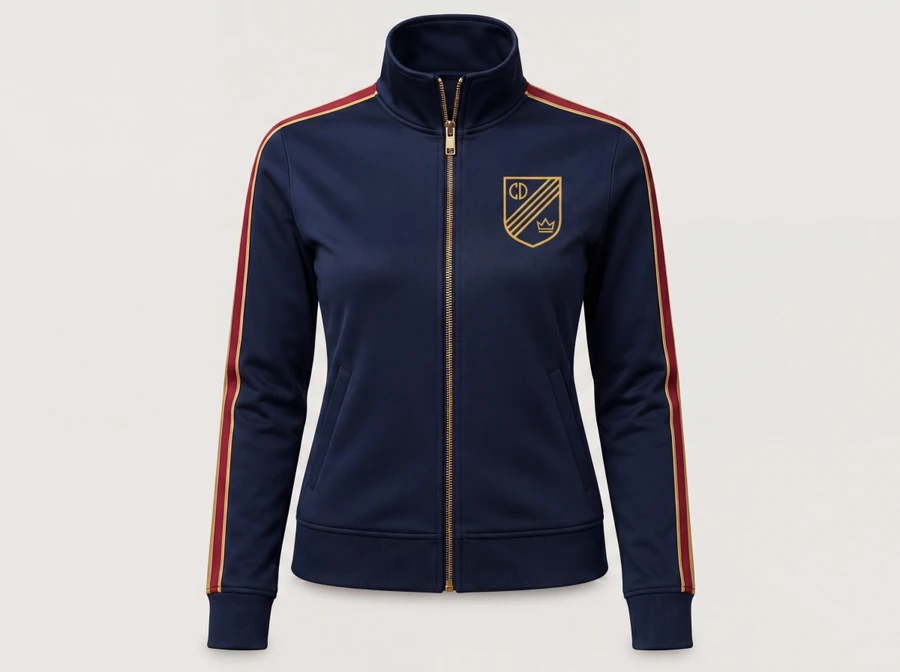 Women's CD Striped Badge Track Jacket